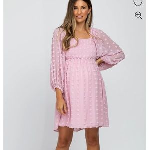 Pink Blush Maternity Dress